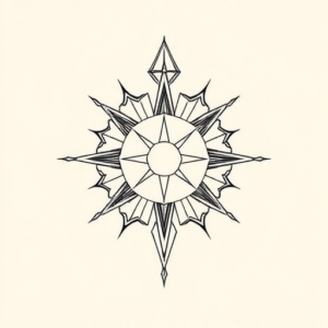 Geometric Heaven Tattoo