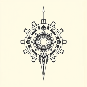 Geometric Mechanic Tattoo