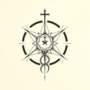 Geometric Medical Tattoo