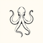 Geometric Octopus Tattoo