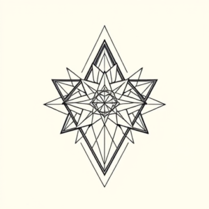 Geometric Planchette Tattoo