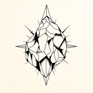 Geometric Rock Tattoo