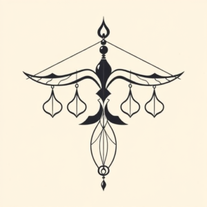 Geometric Scale Tattoo