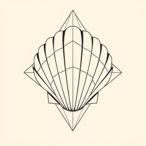 Geometric Shellback Tattoo
