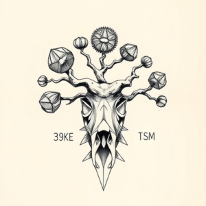 Geometric Sisyphus Tattoo