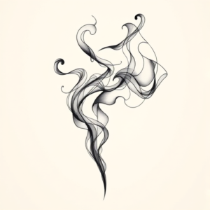 Geometric Smoke Tattoo