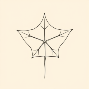 Geometric Stingray Tattoo