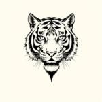 Geometric Tiger Tattoo