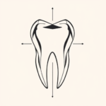 Geometric Tooth Tattoo