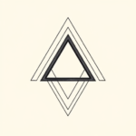 Geometric Triangle Tattoo