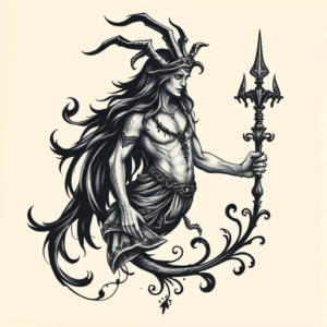 Gothic Aquarius Tattoo