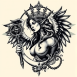 Gothic Athena Tattoo