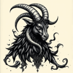 Gothic Capricorn Tattoo