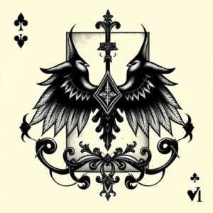 Gothic Card Tattoo