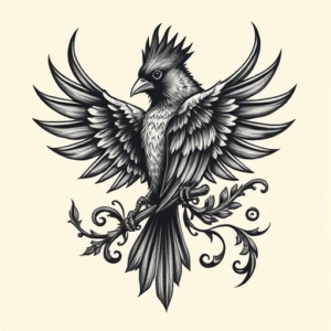 Gothic Cardinal Tattoo