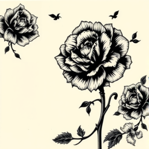 Gothic Carnation Tattoo