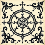 Gothic Coordinates Tattoo