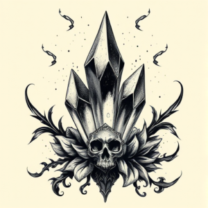 Gothic Crystal Tattoo
