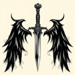 Gothic Dagger Tattoo