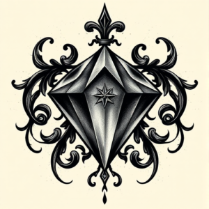 Gothic Diamond Tattoo