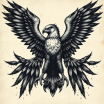 Gothic Eagle Tattoo