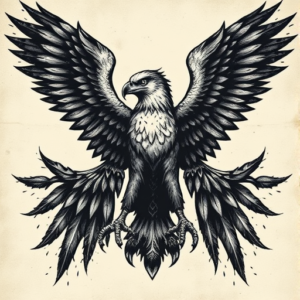 Gothic Eagle Tattoo