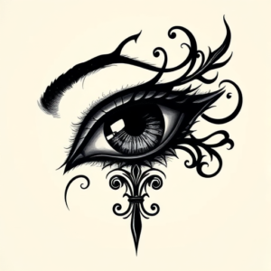 Gothic Eye Tattoo