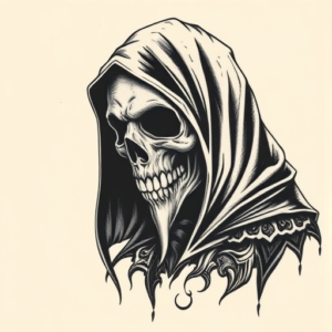 Gothic Ghostface Tattoo