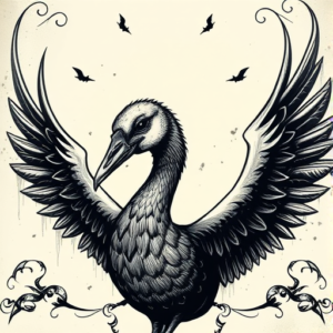 Gothic Goose Tattoo