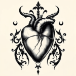 Gothic Heart Tattoo