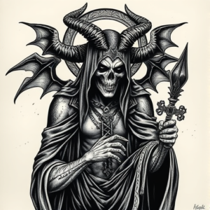 Gothic Hecate Tattoo