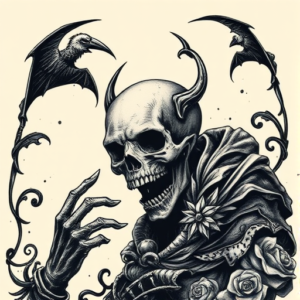 Gothic Horror Tattoo