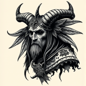 Gothic Horus Tattoo