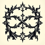 Gothic Infinity Tattoo