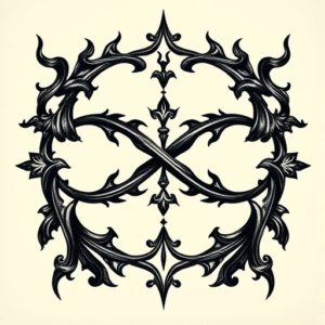 Gothic Infinity Tattoo