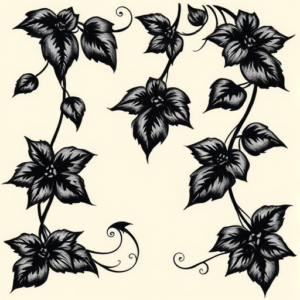 Gothic Ivy Tattoo