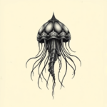 Gothic Jellyfish Tattoo