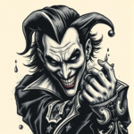 Gothic Joker Tattoo