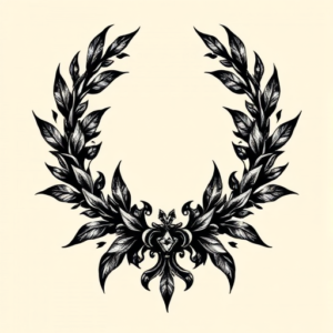 Gothic Laurel Tattoo
