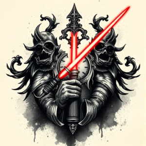 Gothic Lightsaber Tattoo