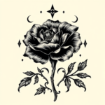 Gothic Marigold Tattoo