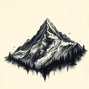 Gothic Mountain Tattoo