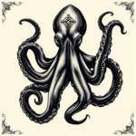 Gothic Octopus Tattoo