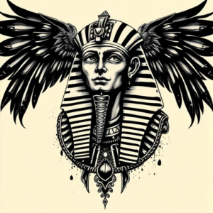 Gothic Pharaoh Tattoo
