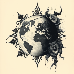 Gothic Planet Tattoo