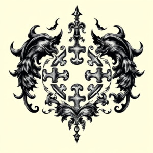 Gothic Puzzle Tattoo