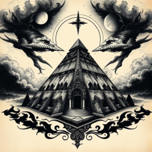 Gothic Pyramid Tattoo