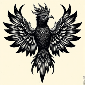 Gothic Quetzal Tattoo