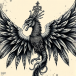 Gothic Quetzalcoatl Tattoo