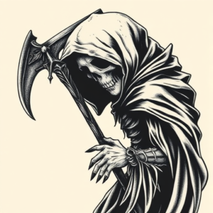Gothic Reaper Tattoo